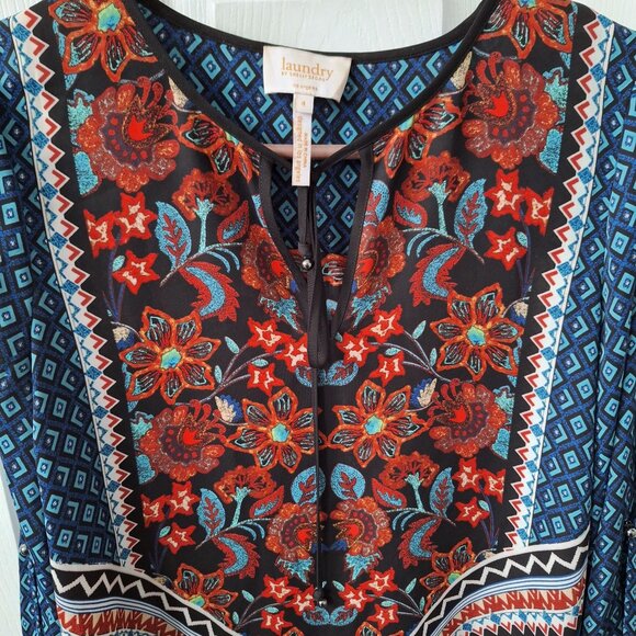 Laundry by Shelli Segal Top with Split Sleeves - Picture 3 of 8